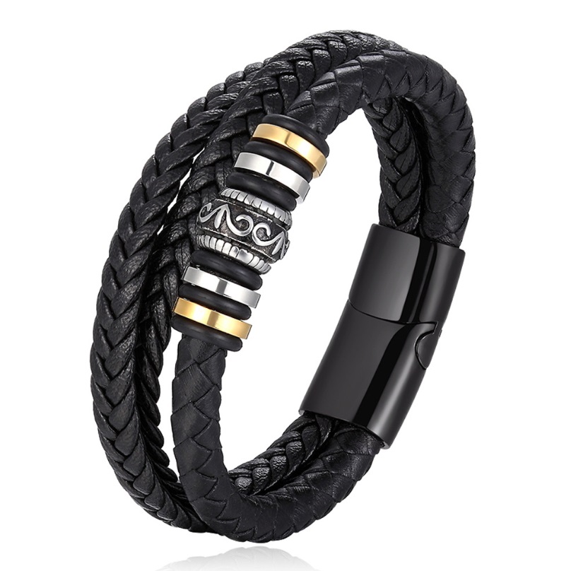 Mens Multilayer Braided Rope Bracelets